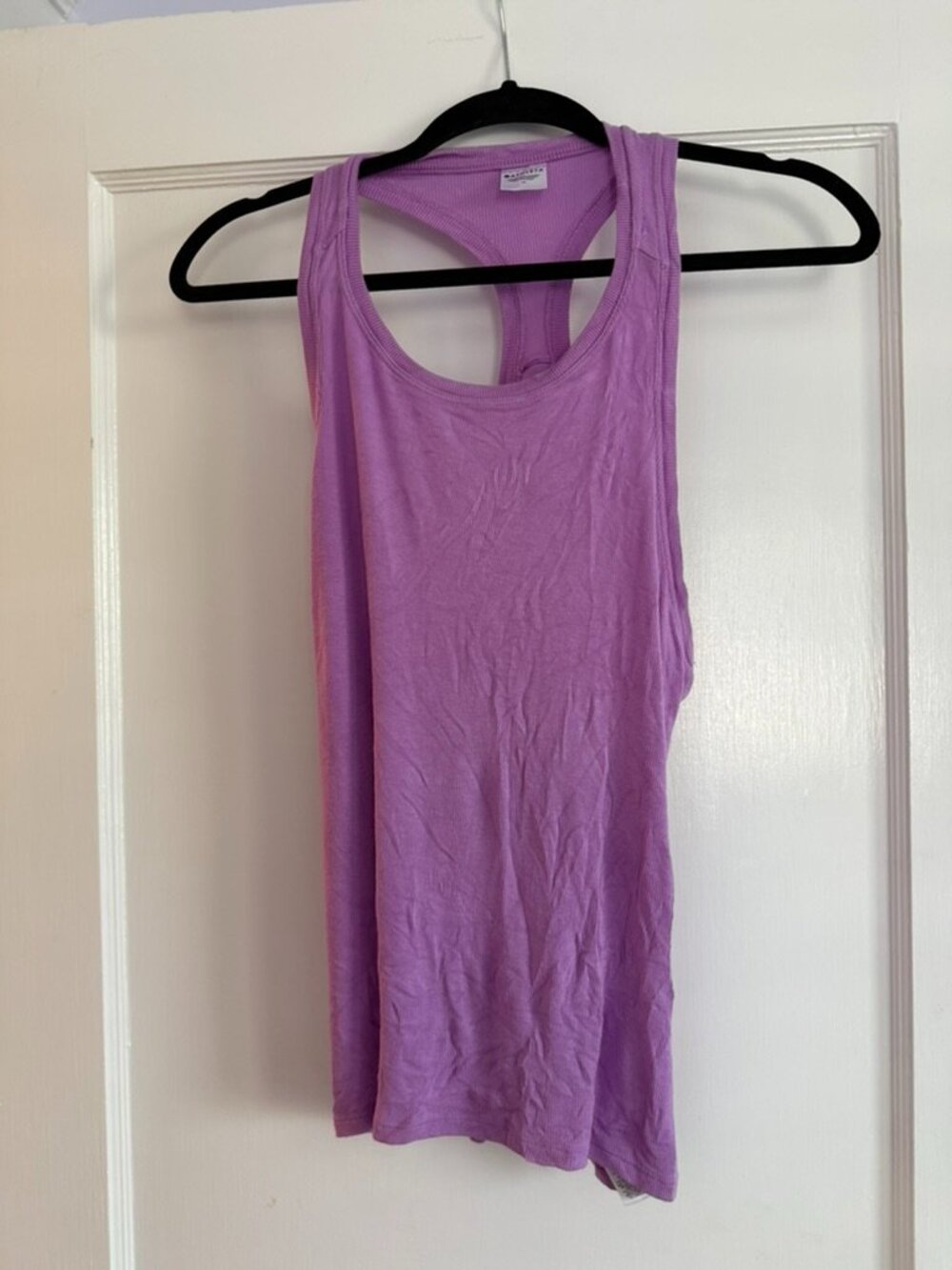 Athleta Ribbed Lilac Racerback Tank - Size M